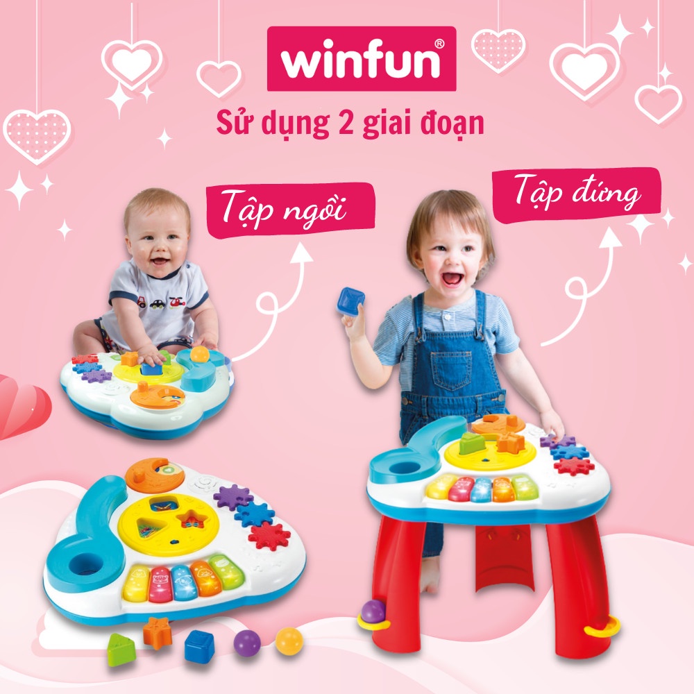Bàn nhạc thả bóng có đèn nhạc Winfun 0812 - đồ chơi kích thích phát triển giác quan và rèn luyện khả năng vận động