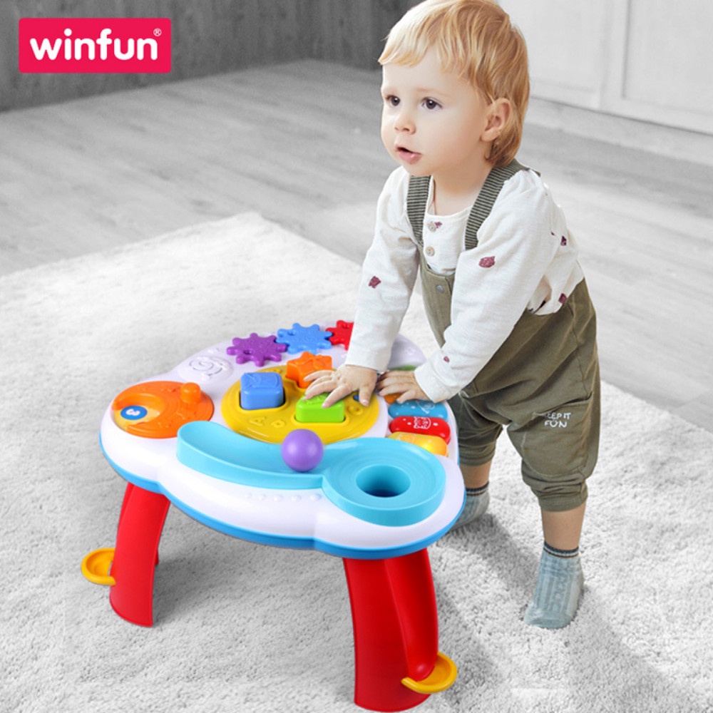 Bàn nhạc thả bóng có đèn nhạc Winfun 0812 - đồ chơi kích thích phát triển giác quan và rèn luyện khả năng vận động