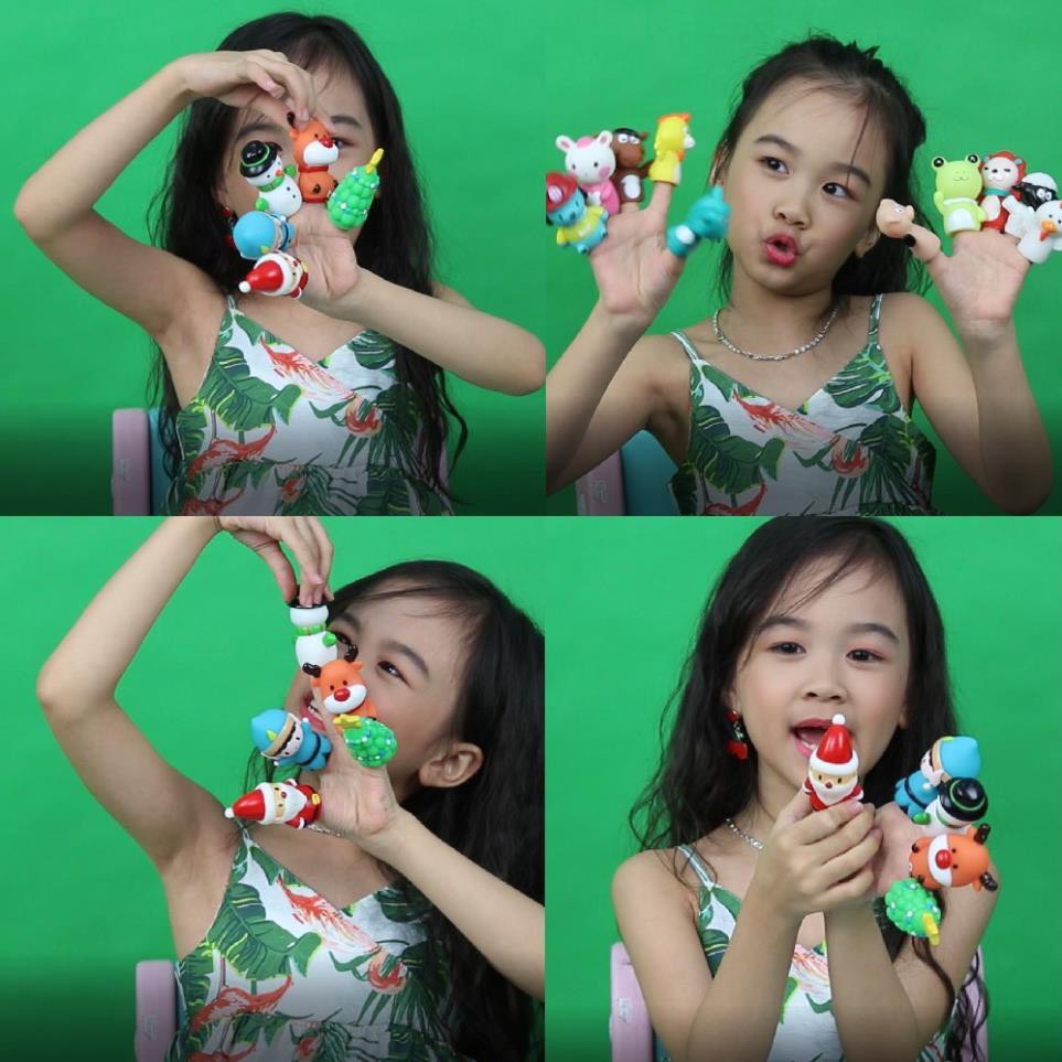 Rối ngón tay chơi ú òa với bé - Toyshouse - đồ chơi kích thích thị giác, phát triển giác quan, ngôn ngữ cho bé