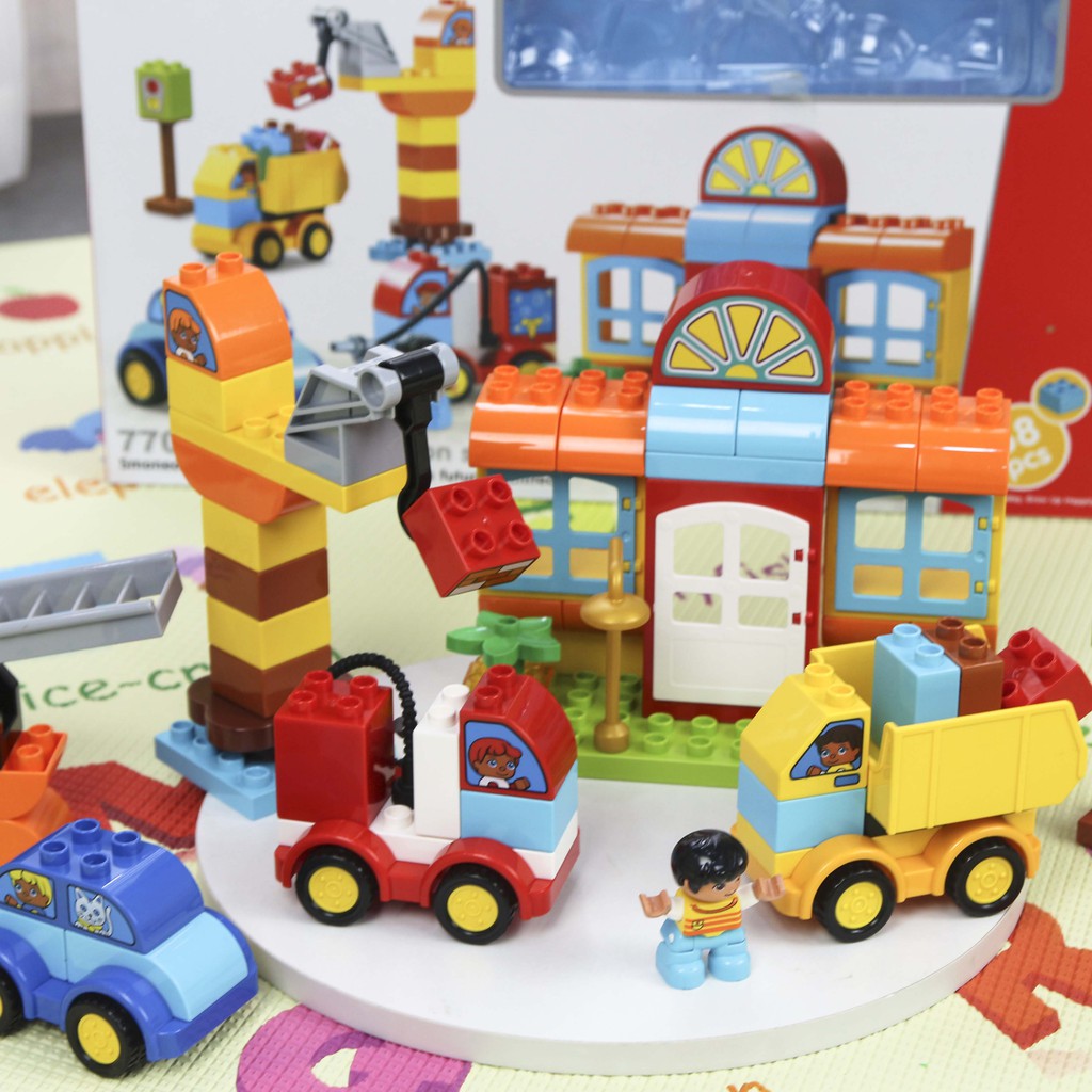 Lắp ghép Smoneo phương tiện cứu hộ giao thông 68 mảnh ghép Toyshouse - 77004