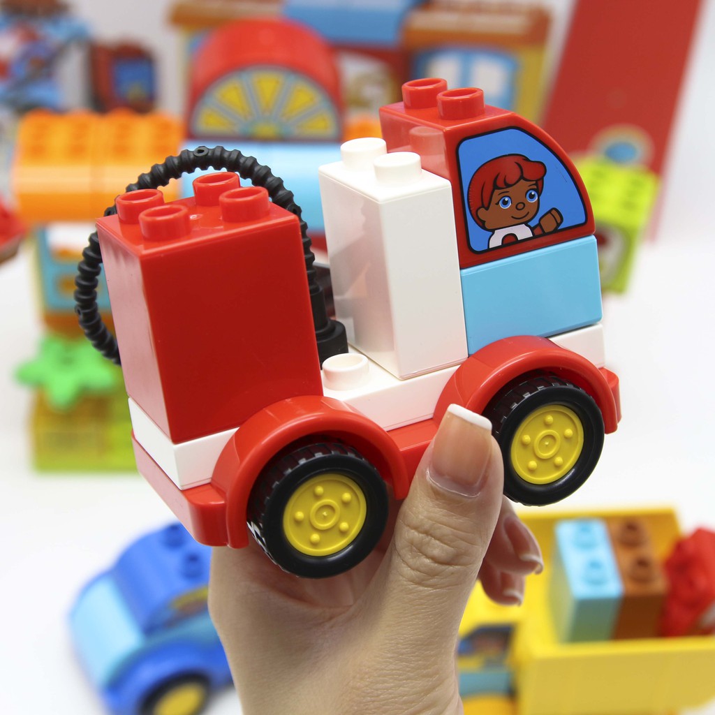 Lắp ghép Smoneo phương tiện cứu hộ giao thông 68 mảnh ghép Toyshouse - 77004