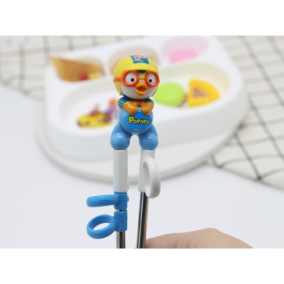 Đũa tập ăn cho bé chất liệu inox có xỏ ngón made in Hàn Quốc Edison 7343/9644 (tay phải) - đồ dùng ăn dặm