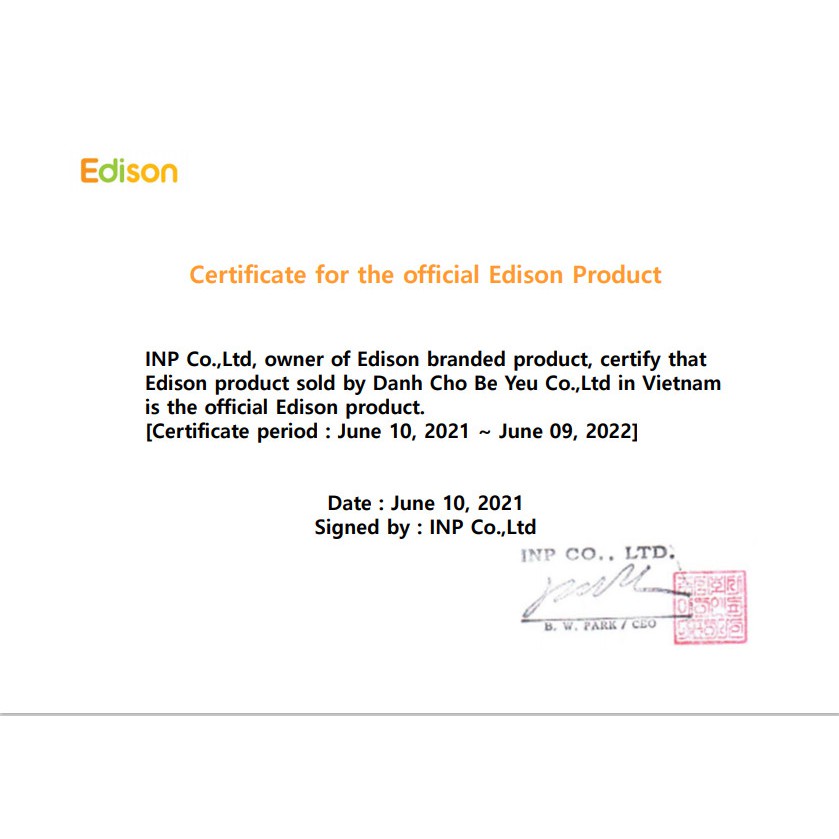 Đũa tập ăn cho bé chất liệu inox có xỏ ngón made in Hàn Quốc Edison 7343/9644 (tay phải) - đồ dùng ăn dặm