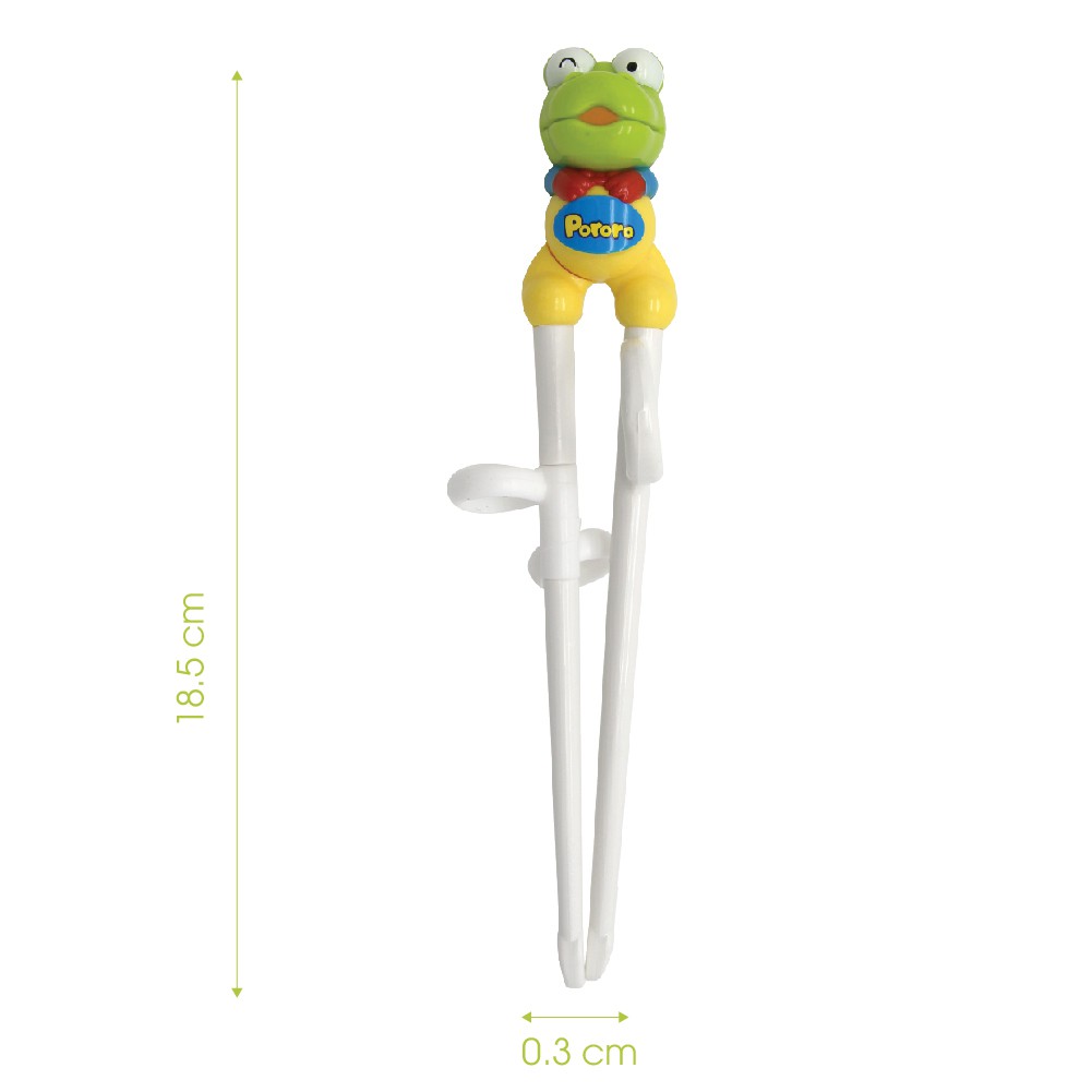 Đũa tập ăn cho bé xỏ ngón Edison đồ dùng ăn dặm cho bé bằng nhựa an toàn sức khỏe hình Heo/Khủng long MADE IN KOREA