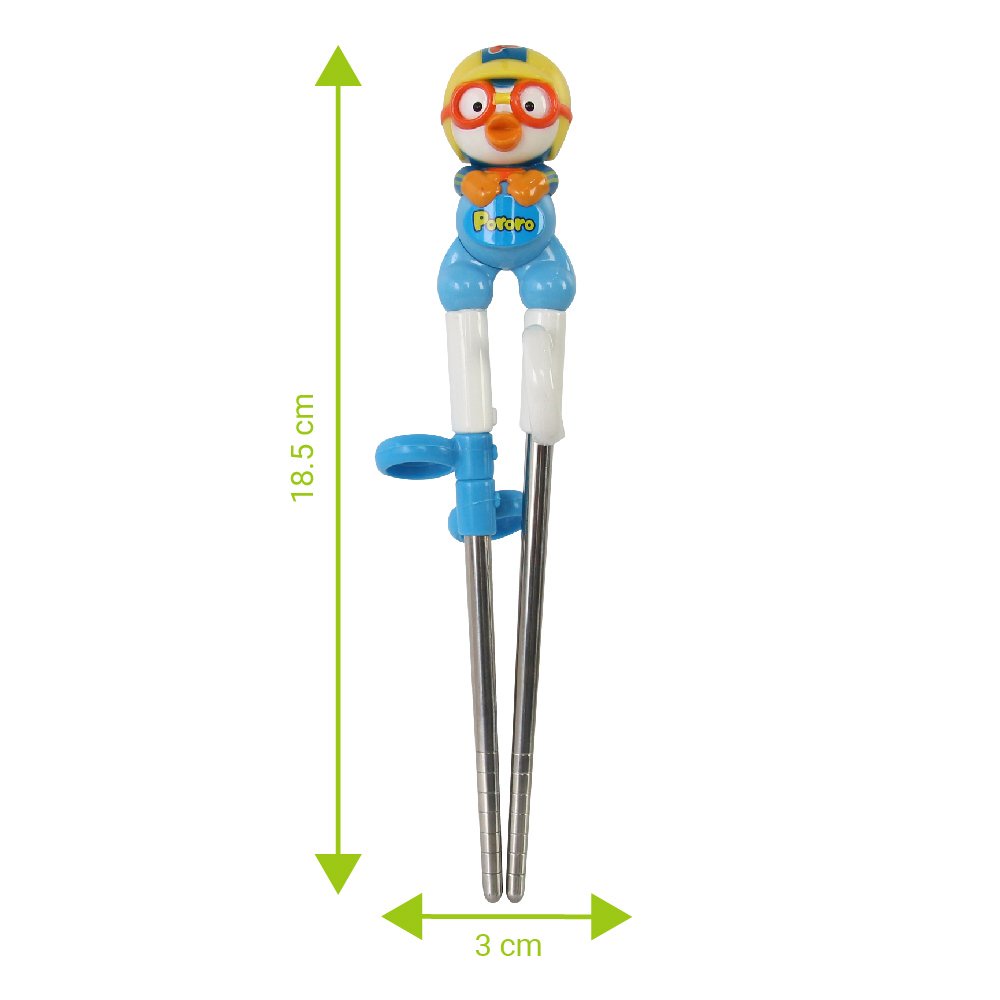 Đũa tập ăn cho bé xỏ ngón Edison đồ dùng ăn dặm cho bé bằng nhựa an toàn sức khỏe hình Heo/Khủng long MADE IN KOREA
