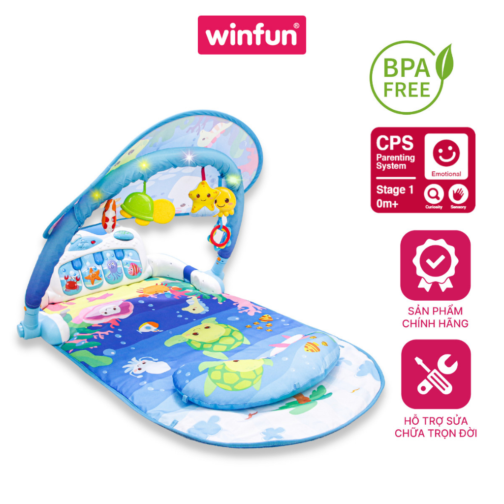 Thảm đàn piano đại đương đa năng Winfun 0860 - đồ chơi phát triển đa giác quan cho bé giai đoạn đầu đời