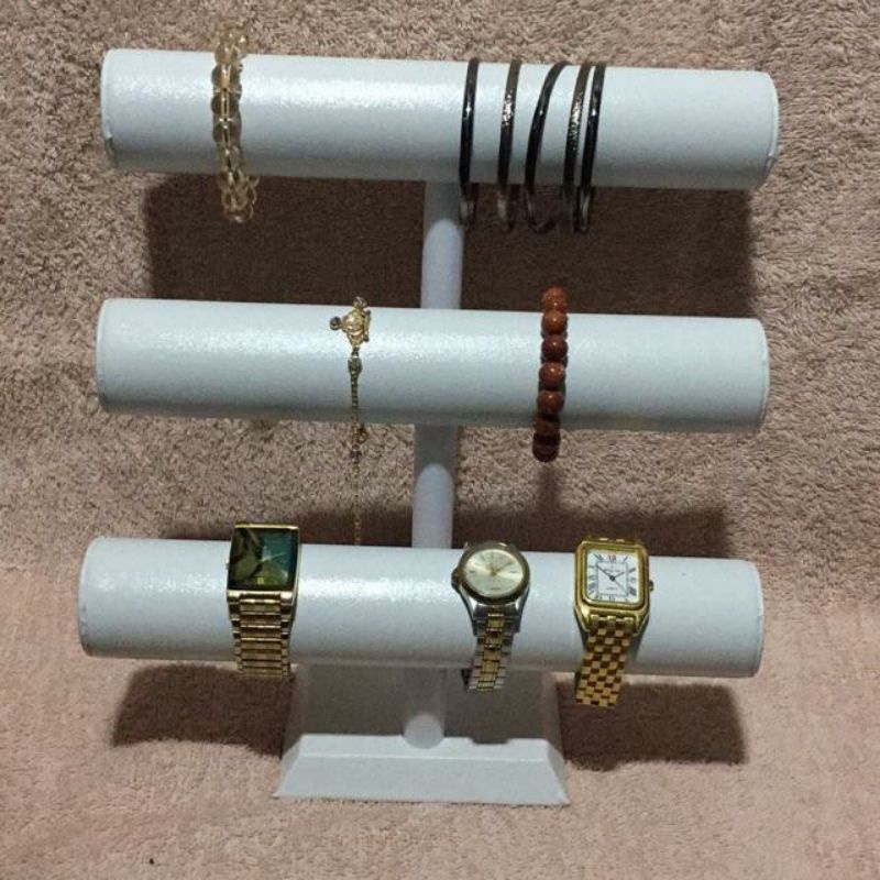 Kệ chử T 3 tầng màu đỏ