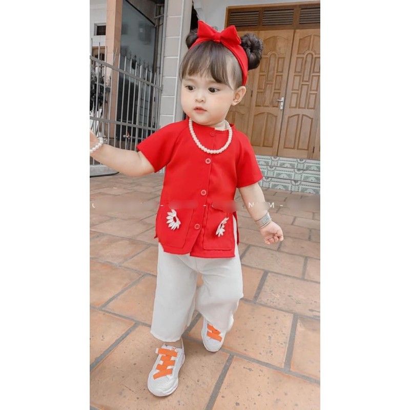 Combo bộ dây chuyền và lắc tay cho bé cực kì dể thương