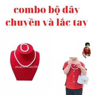 Combo bộ dây chuyền và lắc tay cho bé cực kì dể thương