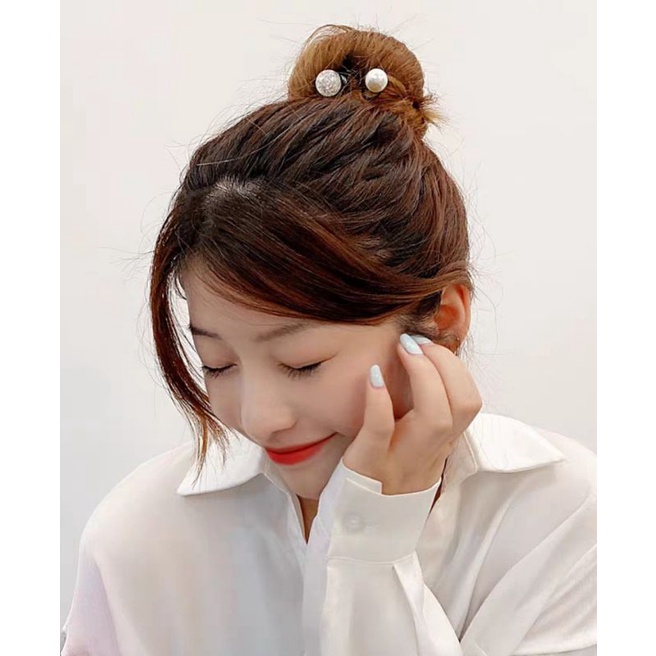 Bờm cài tóc nhung thắt bím siêu mềm và cực kì dể thương dành cho mẹ và bé