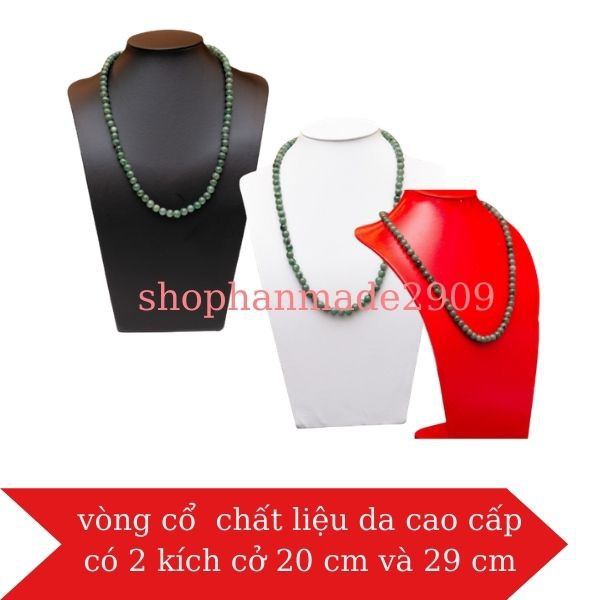 Manocanh vòng cổ da size đại