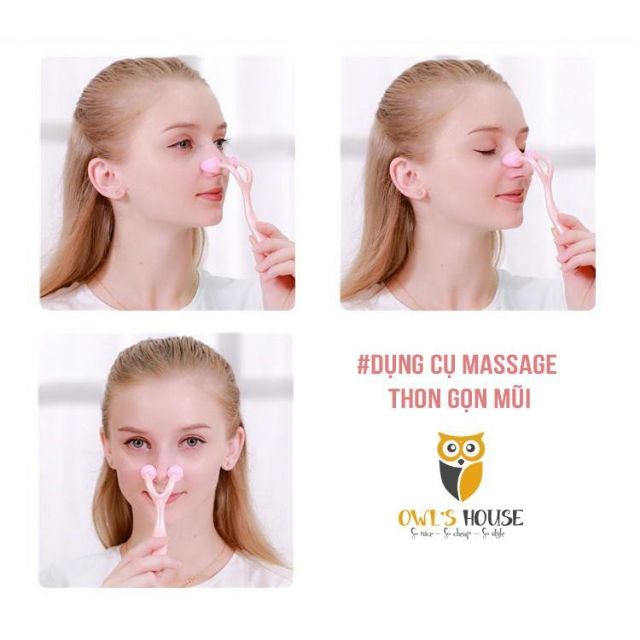 Combo dụng cụ massage và nâng mũi