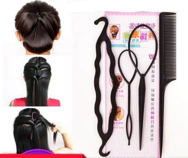 Combo 4 dụng cụ búi tóc cực đẹp