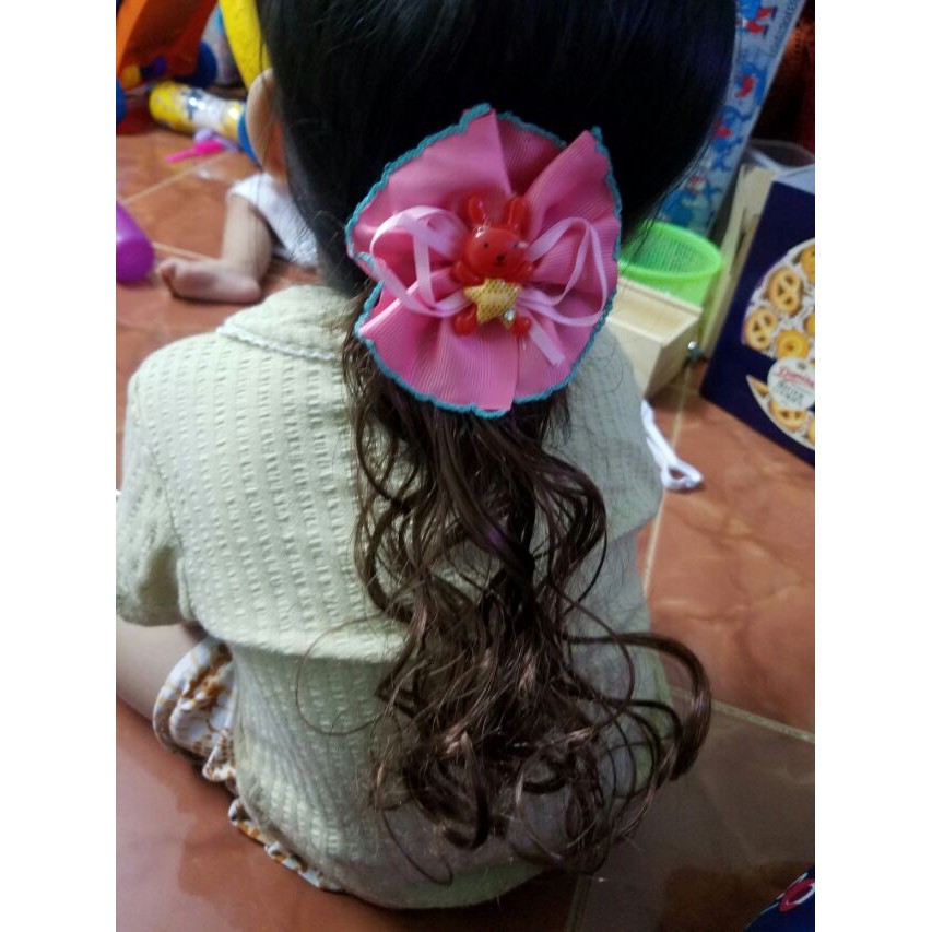 Combo 2 kẹp tóc xoăn đáng yêu cho bé