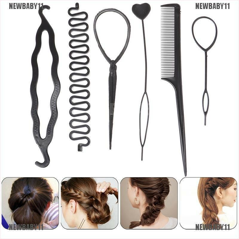 Combo bộ dụng cụ búi tóc hàn quốc siêu xinh
