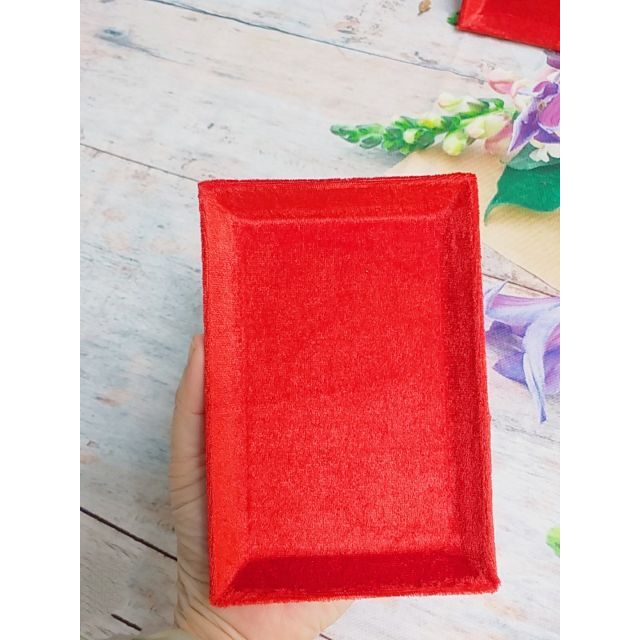 Khay nhung trưng bày trang sức