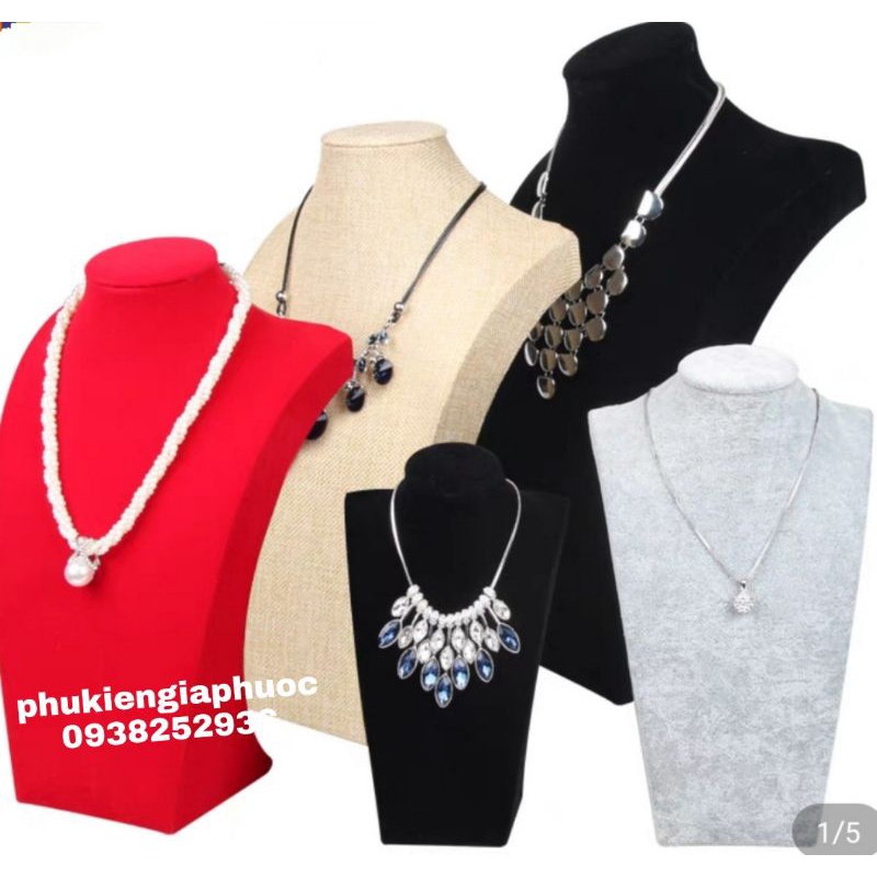 Combo cổ da bầu và chử T trưng vòng trang sức