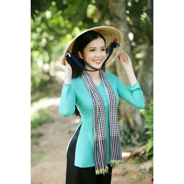 Khăn rằn đi phượt, du lich rất xinh