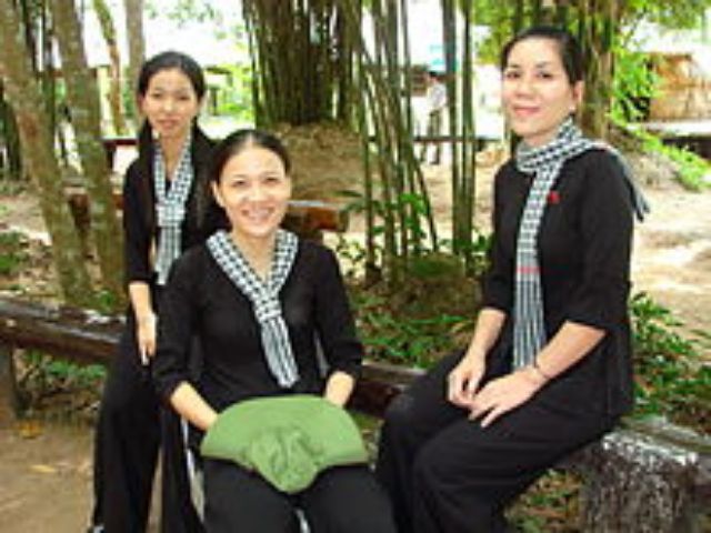 Khăn rằn đi phượt, du lich rất xinh