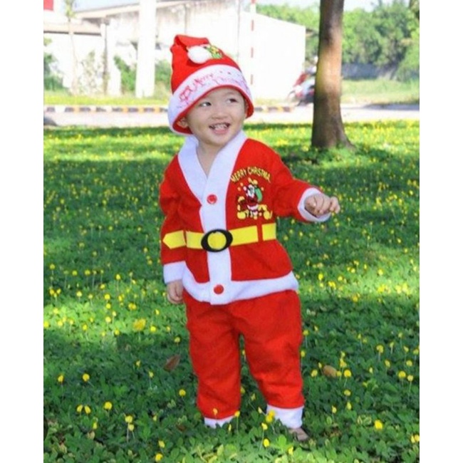 Bộ đồ trang phục hóa trang ông già noen cho bé