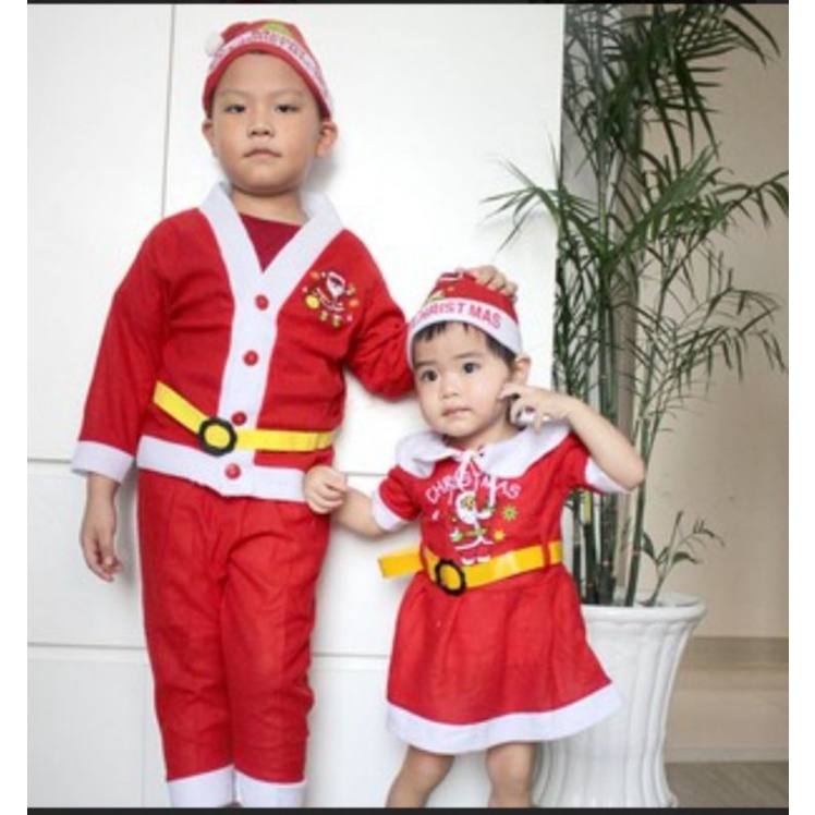 Bộ đồ trang phục hóa trang ông già noen cho bé