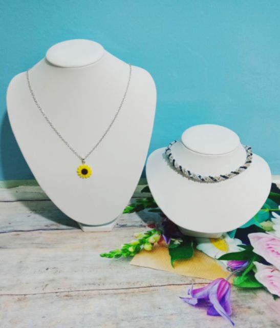 [Hàng đẹp] Manocanh vòng cổ da bầu thấp đủ màu cao cấp