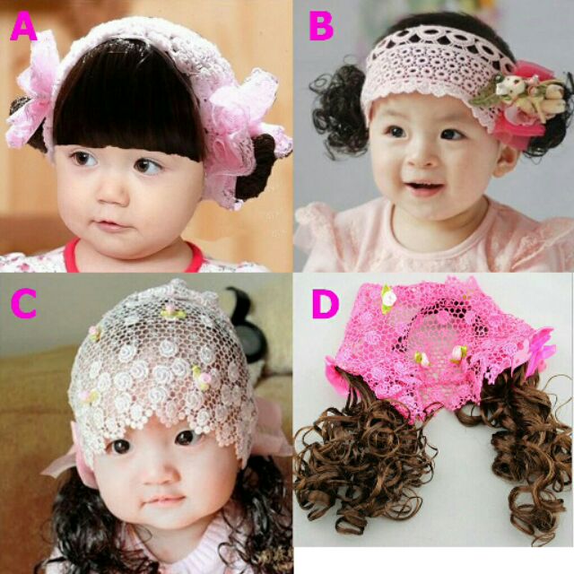 Băng đô tóc giả chỉ còn mẫu D