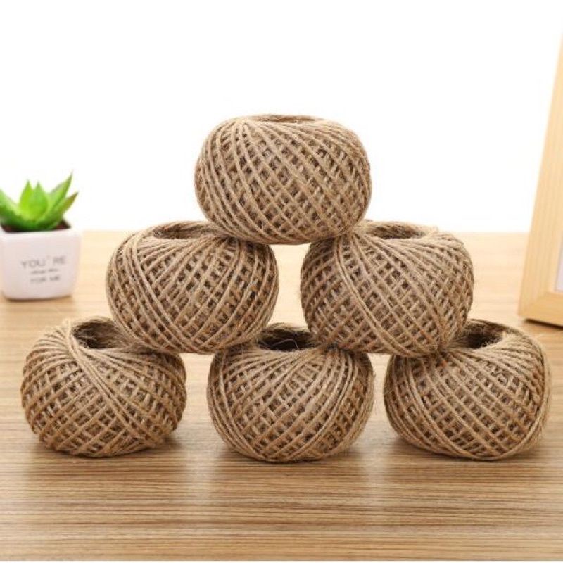 Combo 10 mét dây thừng, dây gai decor trang trí hanmade