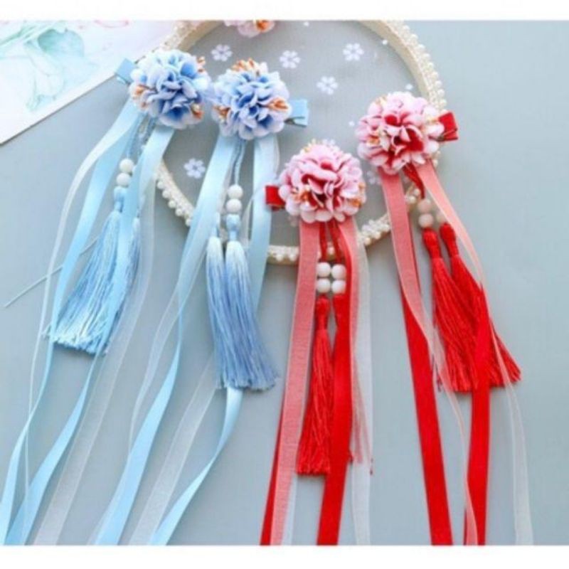 ( Hàng mới về) Combo 2 kẹp tóc cổ trang cho bé siễu xinh