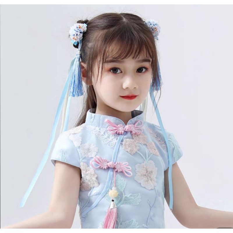 ( Hàng mới về) Combo 2 kẹp tóc cổ trang cho bé siễu xinh