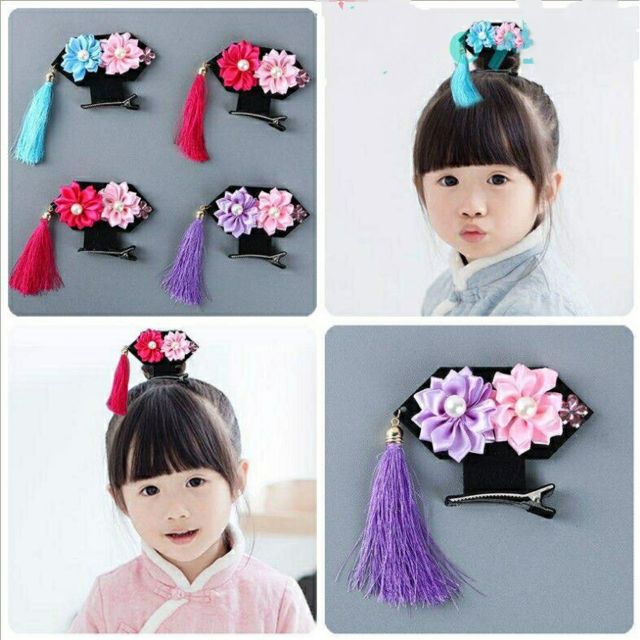 Kẹp tóc công chúa cho bé