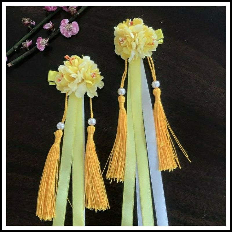 Kẹp tóc tua rua  cho bé cực kì dể thương