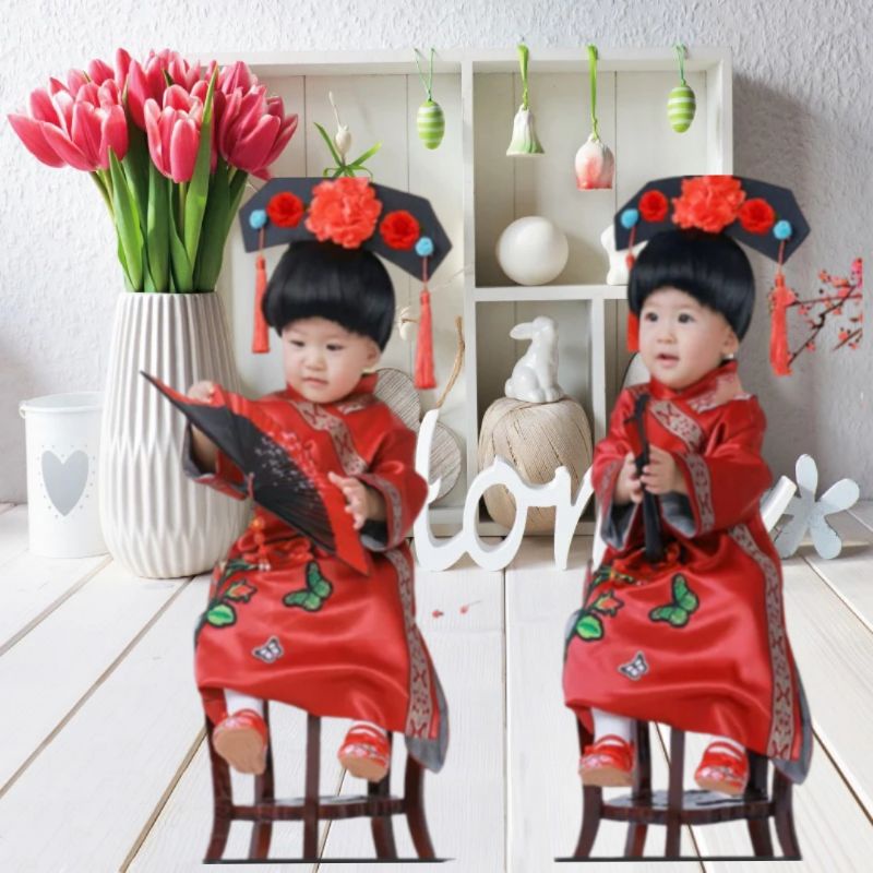Áo dài  cách cách cho bé cực kì đáng yêu