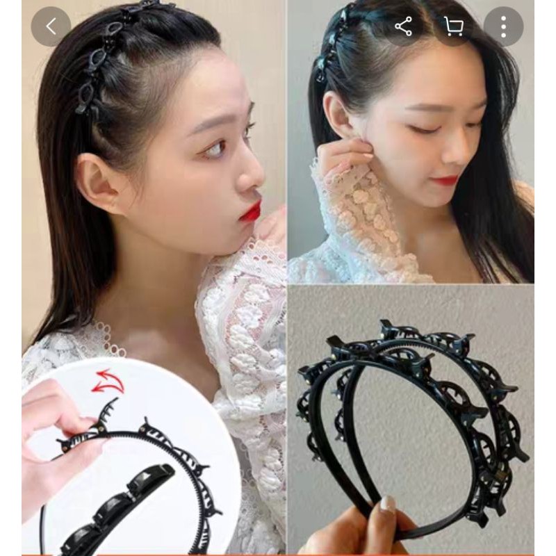Băng đô tạo kiểu tóc gợn sóng dể thương