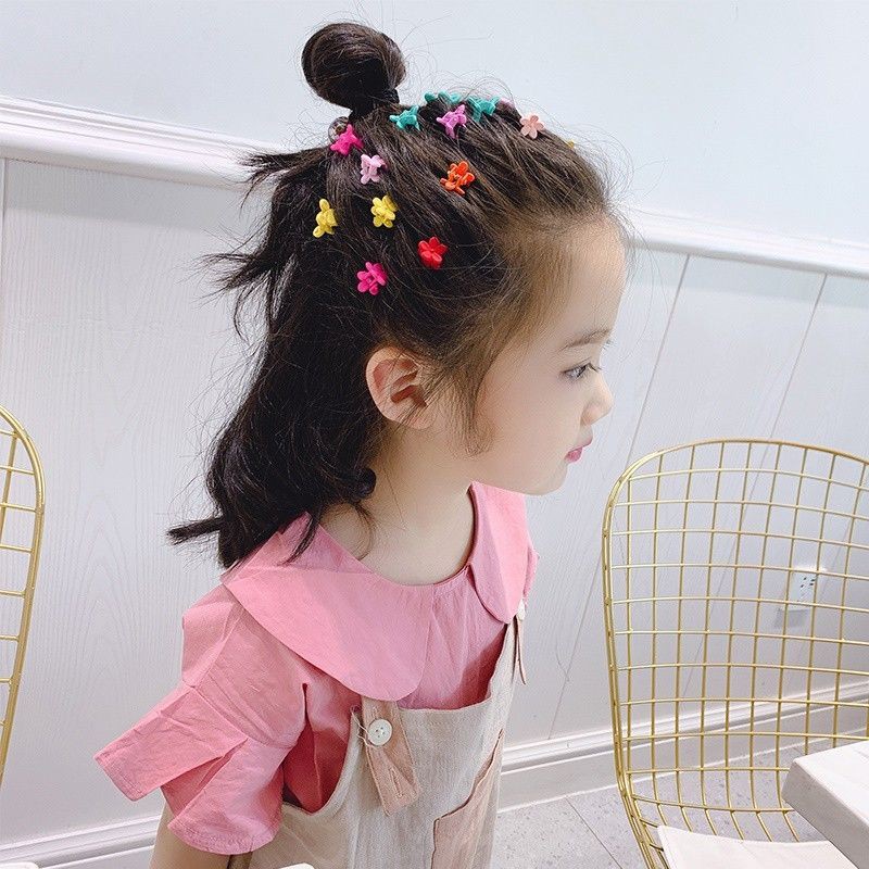Combo 6 kẹp tóc càng  cua cực kì dể thương cho bé