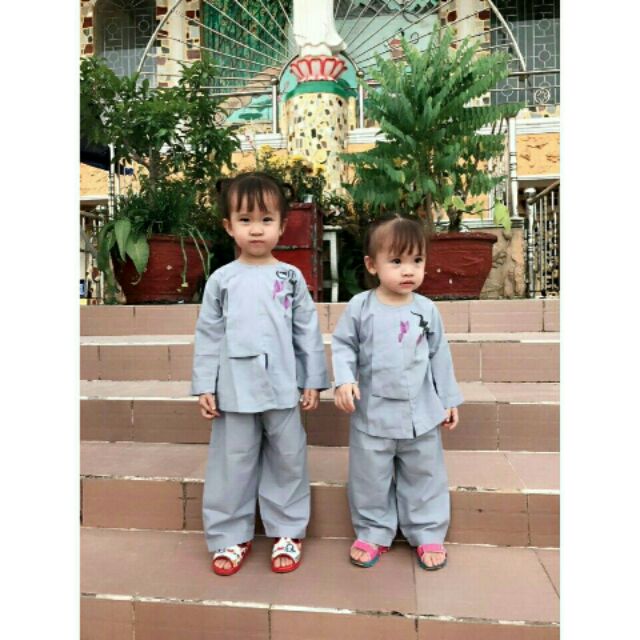 Đồ lam đi chùa cho bé vẽ thư pháp