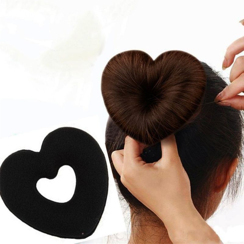 Dụng cụ búi tóc đa năng hình trái tim