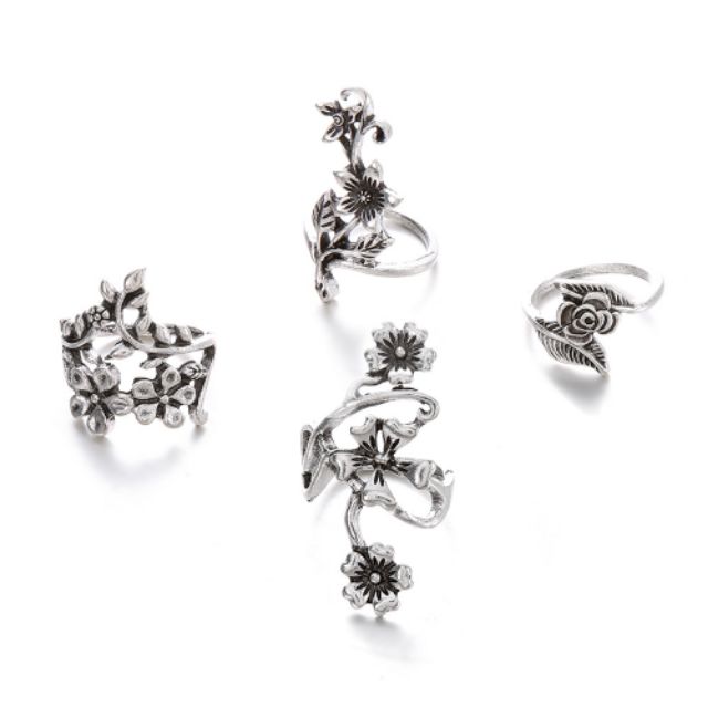 Combo 4 chiếc nhẩn cực kì dể thương