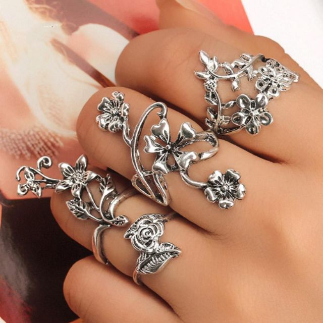 Combo 4 chiếc nhẩn cực kì dể thương
