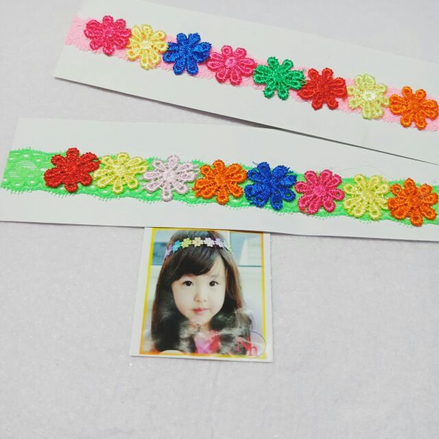 Băng đô sắc màu cho bé