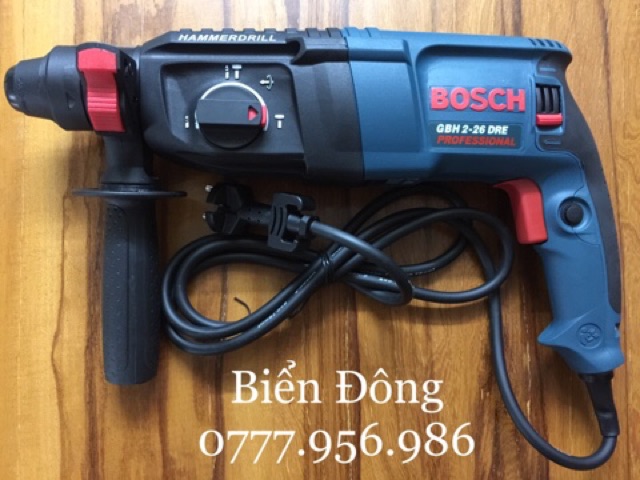 Máy khoan BOSCH 2-26 DRE hộp lớn khoan bê tông, sắt, tường, gỗ, tôn, mạnh và lực Tặng mũi gài 50k