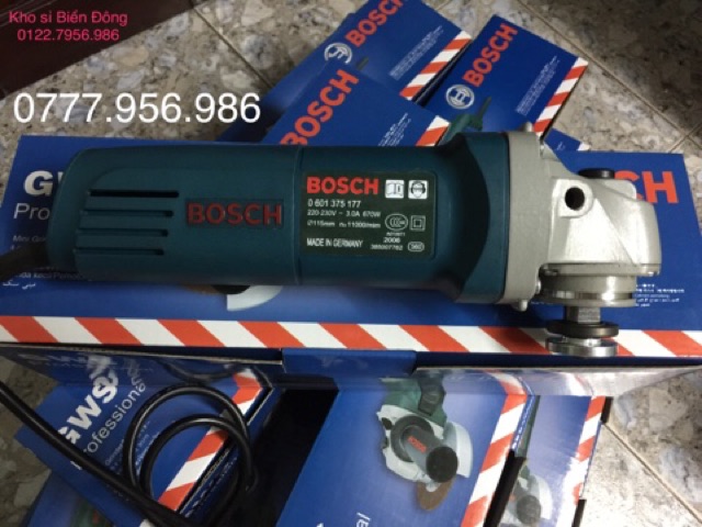 Máy mài BOSCH GWS 6-100 mài cắt sắt, tường, gỗ, tôn , đánh bóng inox,....TẶNG ĐĨA MÀI 29k