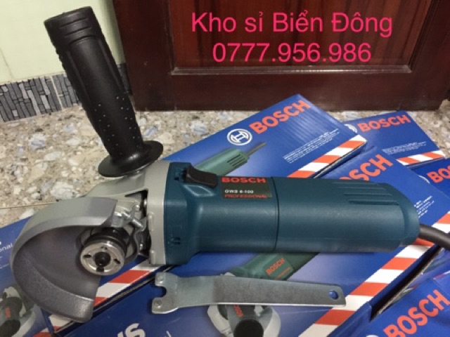 Máy mài BOSCH GWS 6-100 mài cắt sắt, tường, gỗ, tôn , đánh bóng inox,....TẶNG ĐĨA MÀI 29k