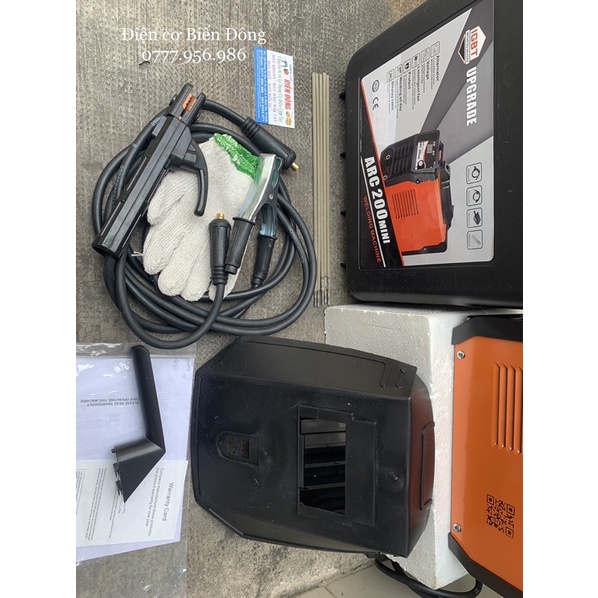 VALY Máy Hàn điện tử JASIC ARC 200MINI IGBT NEW hàn sắt, tôn gia đình, công nghệ sản xuất Tặng BÓ que Hàn