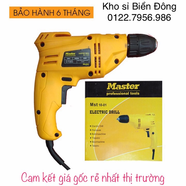 Máy khoan Master 10-01 10 ly khoan gỗ, tường, bắt vít
