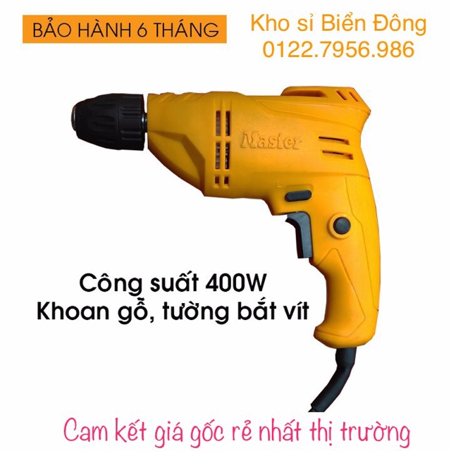 Máy khoan Master 10-01 10 ly khoan gỗ, tường, bắt vít