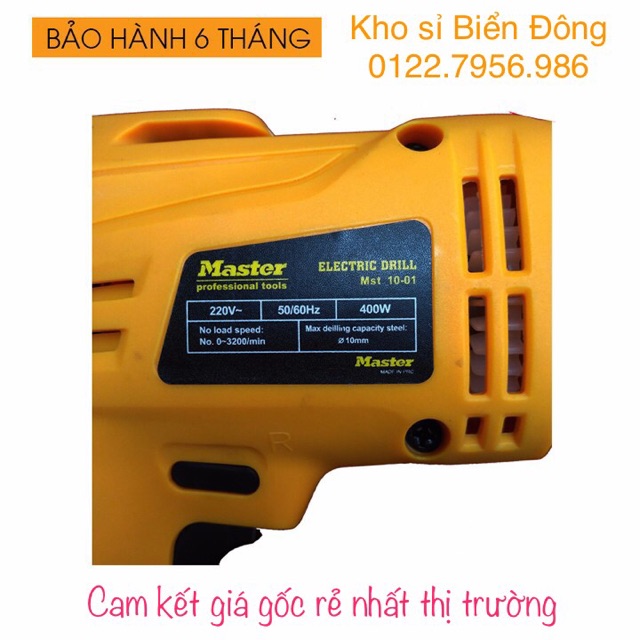 Máy khoan Master 10-01 10 ly khoan gỗ, tường, bắt vít