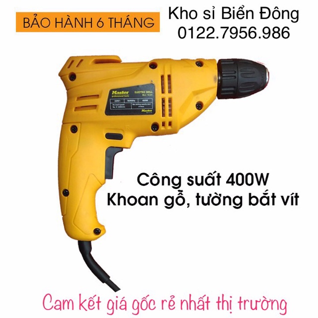 Máy khoan Master 10-01 10 ly khoan gỗ, tường, bắt vít