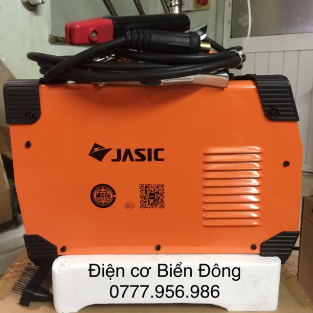 Máy hàn điện tử JASIC ARC-250A mới 2 nút chỉnh Anh Quốc mới Tặng bó 20 que hàn Hàn que 5 ly