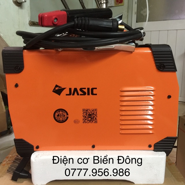 Máy hàn điện tử JASIC ARC-250A mới 2 nút chỉnh Anh Quốc mới Tặng bó 20 que hàn Hàn que 5 ly
